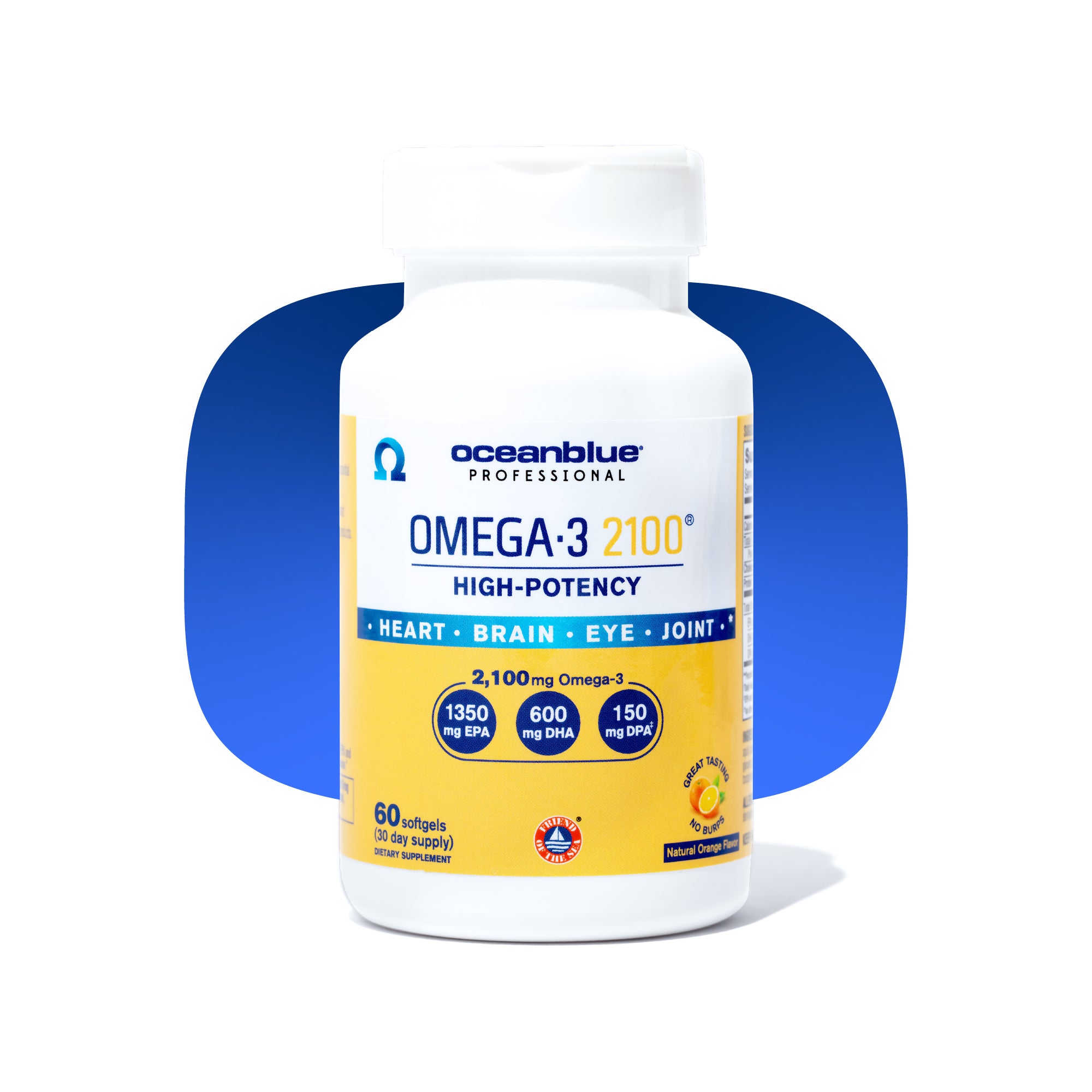 Omega-3 Premium Fish Oil, 2000 mg, 100 Fish Gelatin Softgels (180 EPA / 120  DHA per